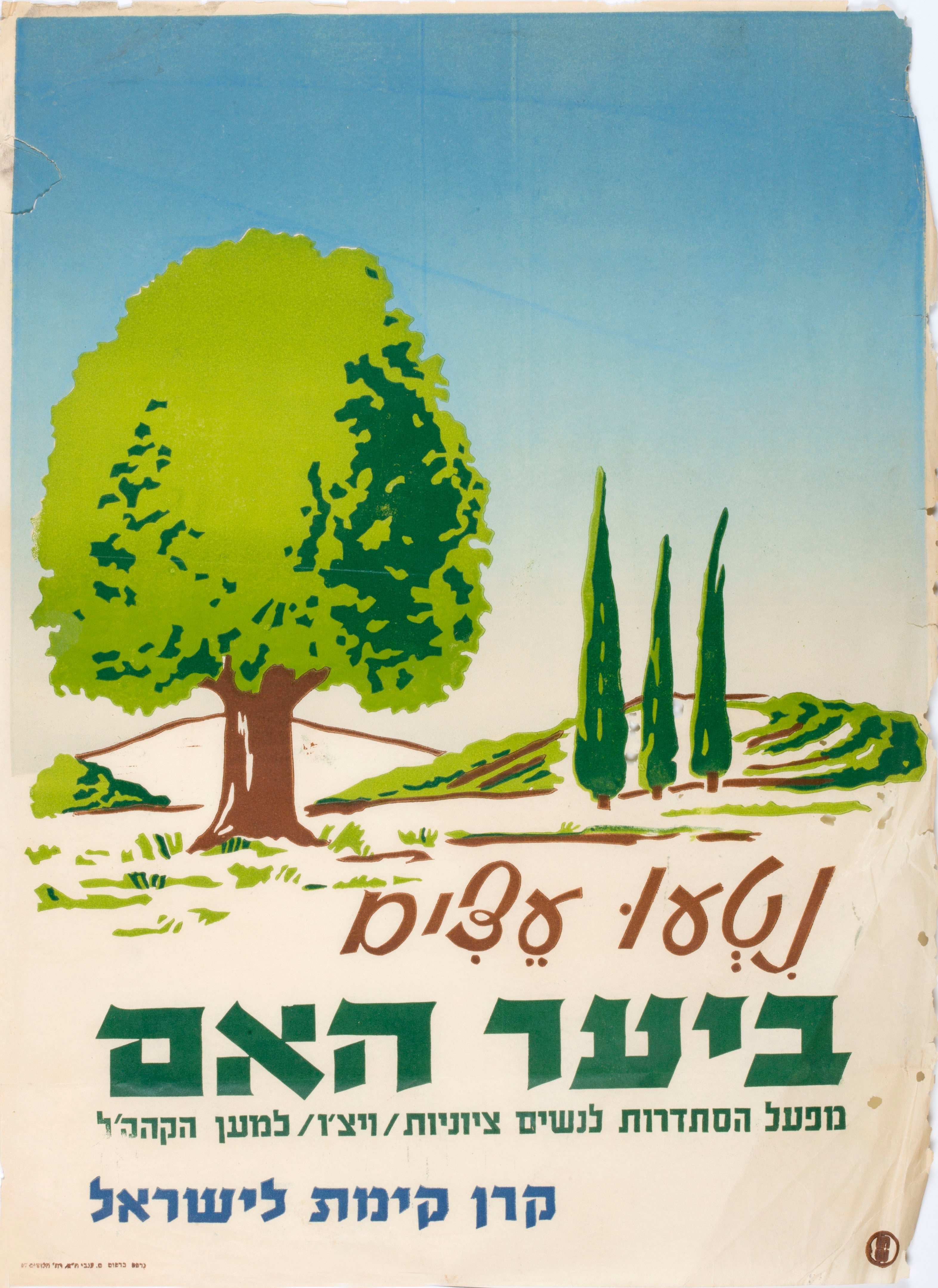 נטעו עצים ביער האם : מפעל הסתדרות לנשים ציוניות, ויצו למען הקק